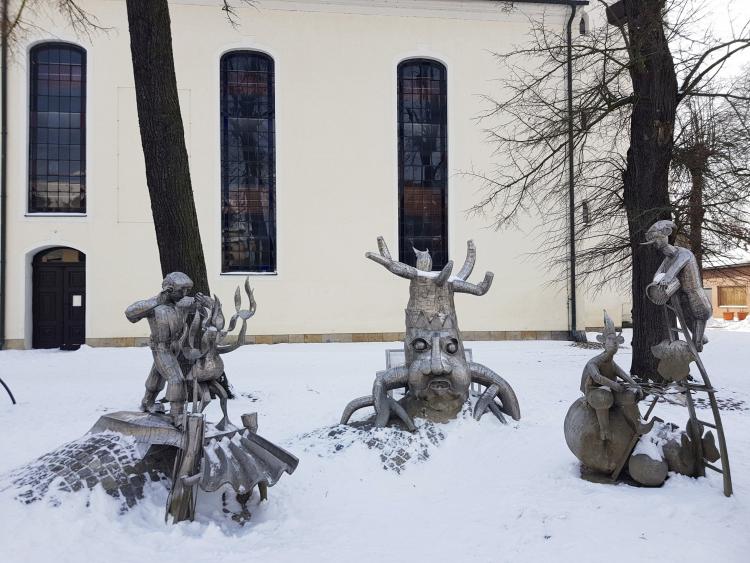 Winterlicher Spreewald eine frostige Zauberlandschaft